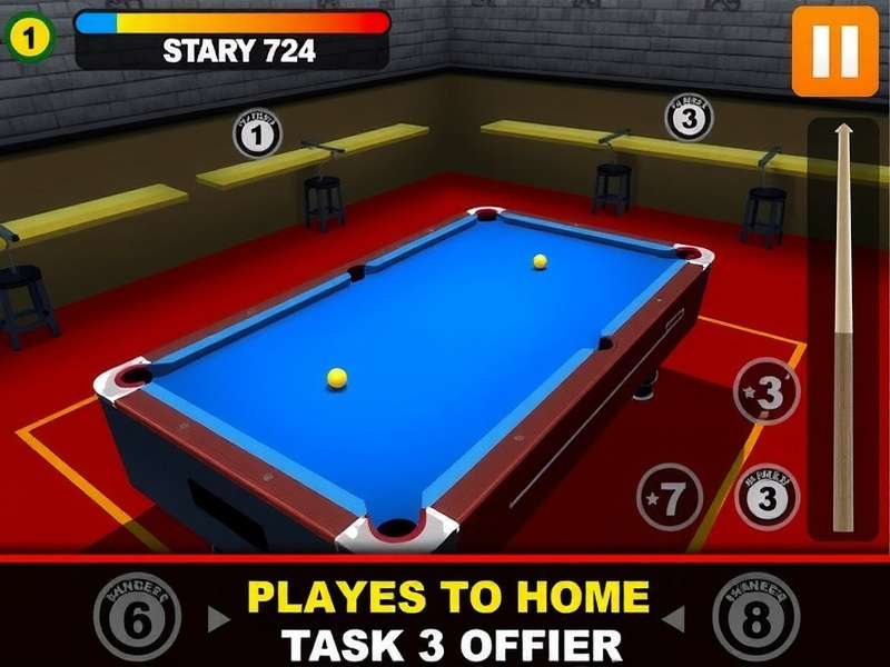 Experience realistic pool physics in Dynamo Delhi Pool Pro Dynamo Delhi Pool Pro Game Screenshot